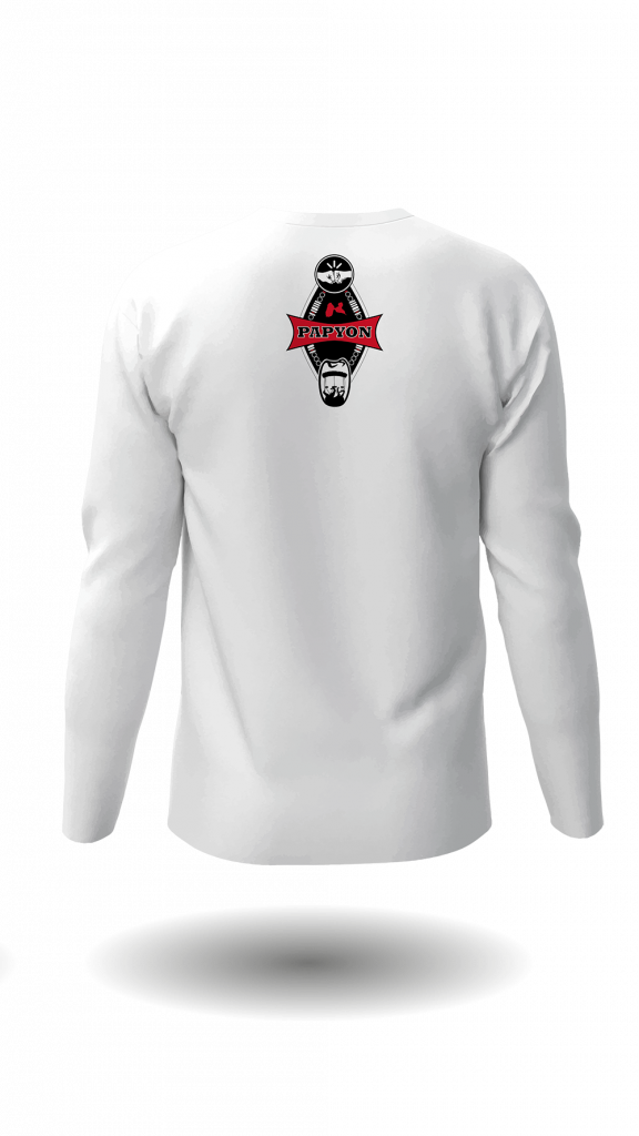 t-shit manche longue Papyon dos