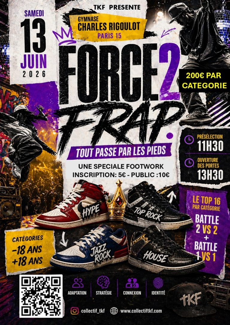 Affiche battle force 2 frap 2026 - collectif TKF